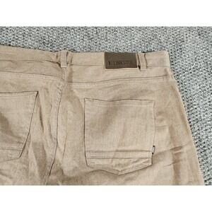 Linksoul Pants Mens 38 R Brown 5 Pocket Boardwalker 4 way Stretch Cotton & SPX